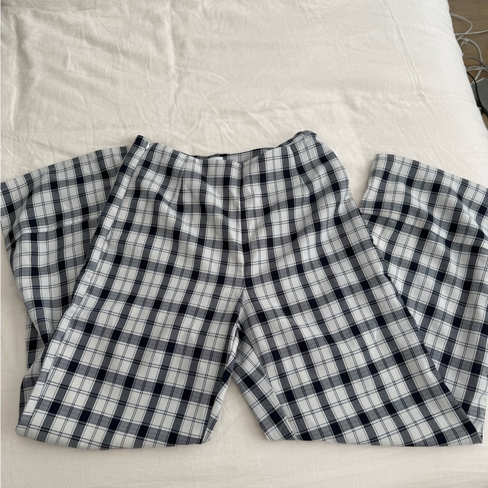 Princess Polly Monochrome Plaid Trousers